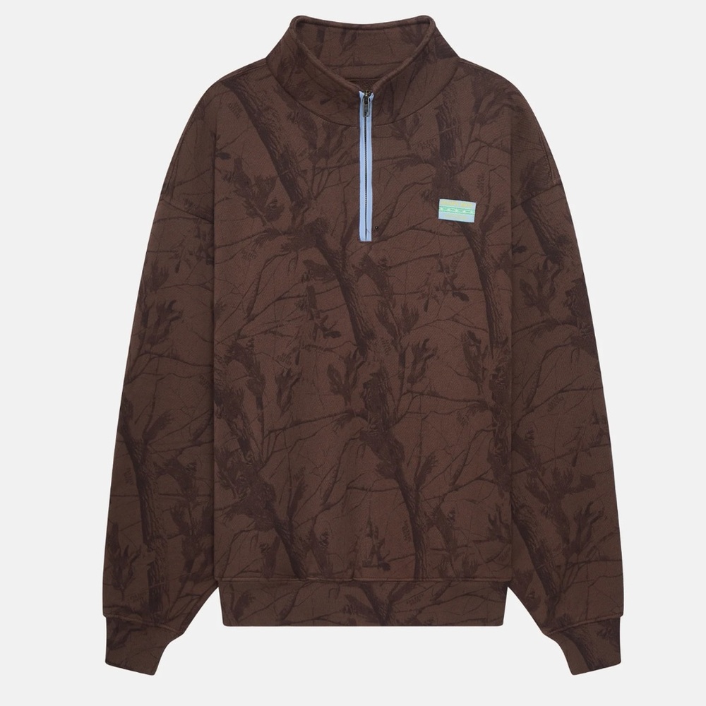 Dairy boy lowcountry camo quarter zip